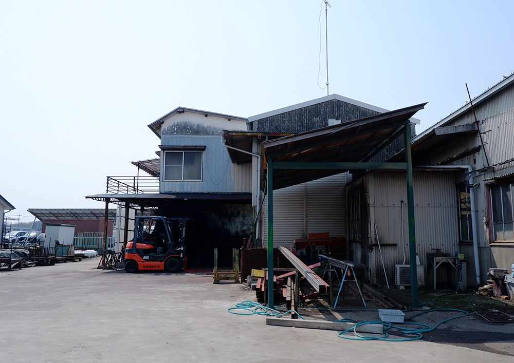 髙橋製作所工場の外の様子